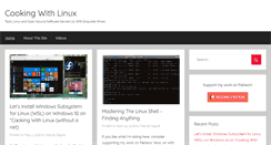 Desktop Screenshot of cookingwithlinux.com